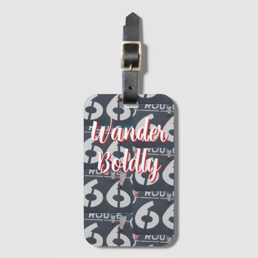 Wander Boldly ラゲッジタグ (正面縦)