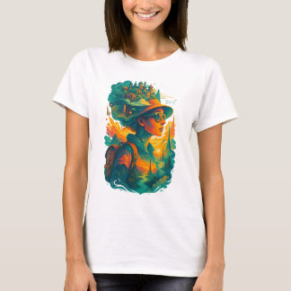 Wander far. Dream big. Live free. Tシャツ