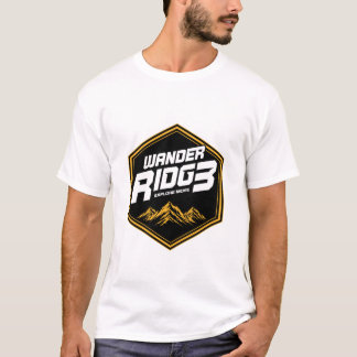 WANDER RIDG3「もっと探求しよう」 Tシャツ