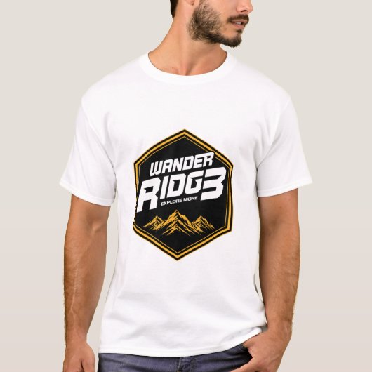 WANDER RIDG3「もっと探求しよう」 Tシャツ (正面)