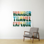 Wander Travel Explore – トラベル恋人 タペストリー (インサイチュ(横))