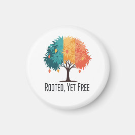 WanderBloom – Artistic Souvenir Magnet from India" マグネット