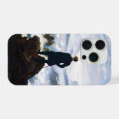 Wanderer above the Sea of Fog, Caspar D Friedrich  iPhoneケース (裏面横)