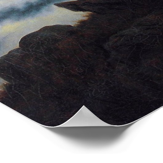 Wanderer Above the Sea of Fog – Friedrich ポスター (角)