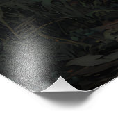 Wanderer Under Giant Crescent Moon フォトプリント (角)