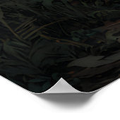 Wanderer Under Giant Crescent Moon ポスター (角)