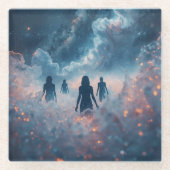 Wanderers in the Cosmic Mist ガラスコースター (正面)
