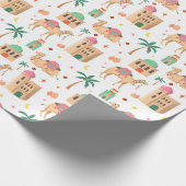 Wandering Camel Caravan Wrapping Paper ラッピングペーパー (角)