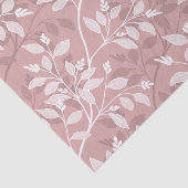 Wandering Leaves Elegant Blush Botanical Pattern 薄葉紙 (詳細)