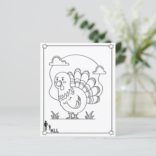Wandering turkey coloring pages (スタンド正面)