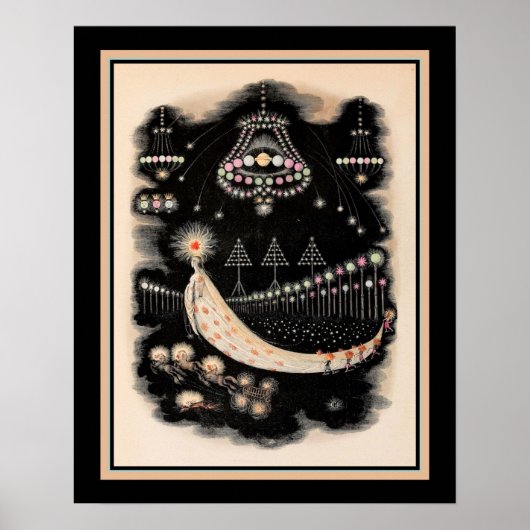 Wanderings of a Comet by J. J. Grandville ca 1844 ポスター (正面)