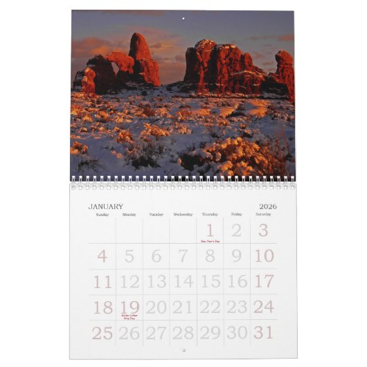 WanderLinの芸術のカレンダー カレンダー (1月 2026)