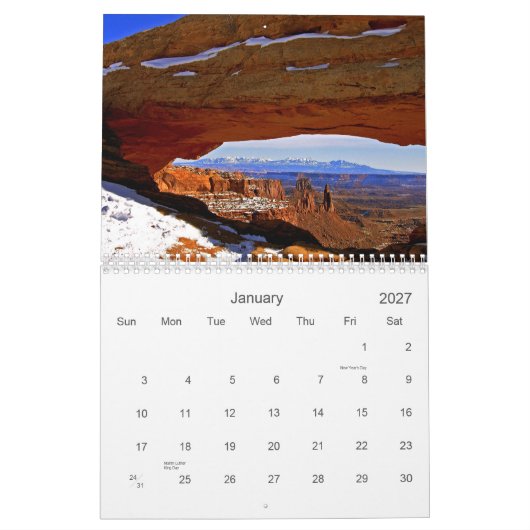 WanderLinArtsの写真撮影2013のカレンダーのベスト カレンダー (1月 2027)