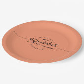 Wanderlustの冒険のキャンプ ペーパープレート (アングル)