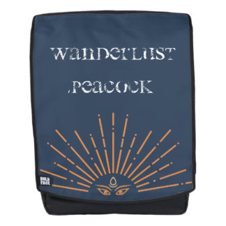Wanderlustの孔雀のバックパック バックパック