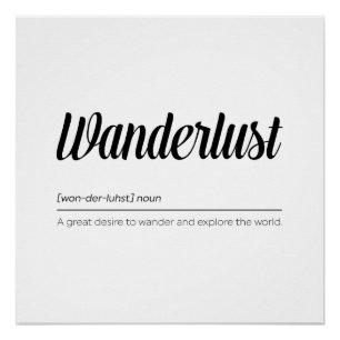 Wanderlustの定義 ポスター