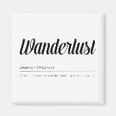 Wanderlustの定義 マグネット (正面)