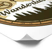 Wanderlustデジタルダウンロード – DTF Printable ポスター (角)