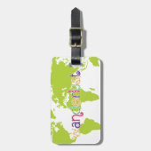 Wanderlustラゲージタグ ラゲッジタグ (正面縦)
