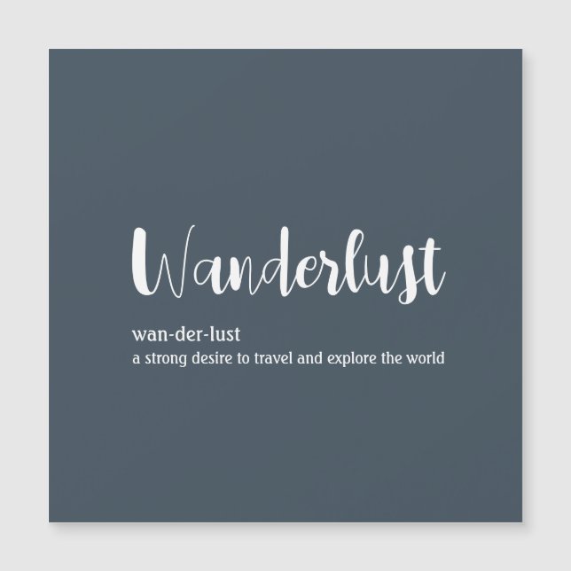 Wanderlust定義ホワイトグレーブルー (正面)