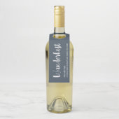 Wanderlust定義ホワイトグレーブルー ボトルネックタグ (ボトル)