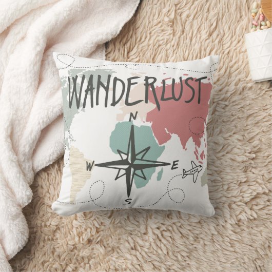 Wanderlust クッション (ブランケット)