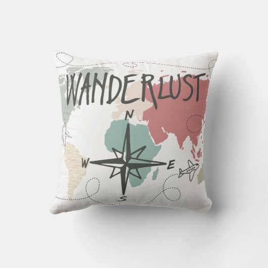 Wanderlust クッション (裏面)