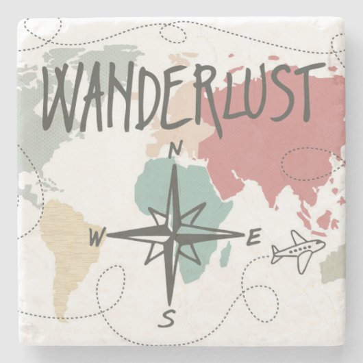 Wanderlust ストーンコースター (正面)