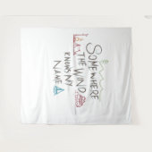 wanderlust タペストリー (正面(横))