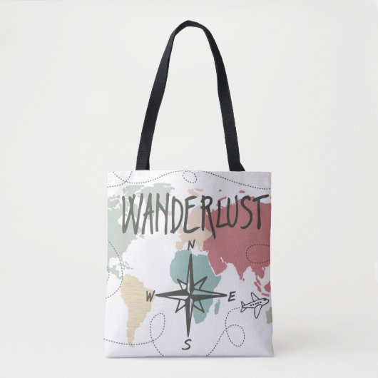 Wanderlust トートバッグ (正面)
