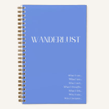 "Wanderlust"ブルートラベルジャーナル