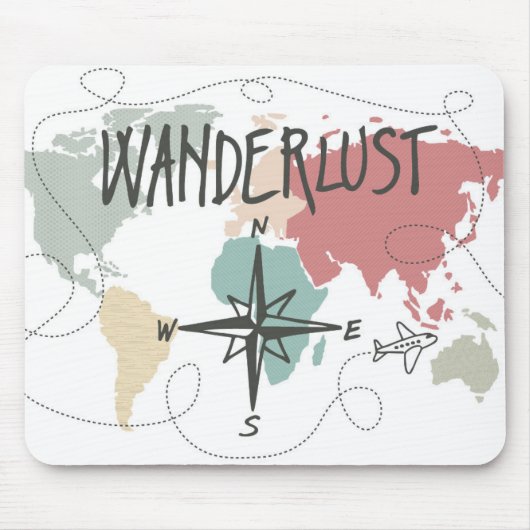 Wanderlust マウスパッド (正面)