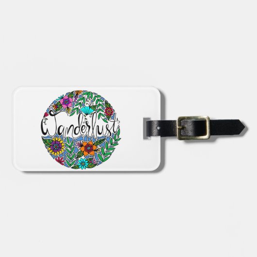 Wanderlust ラゲッジタグ (正面横)