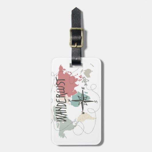 Wanderlust ラゲッジタグ (正面縦)