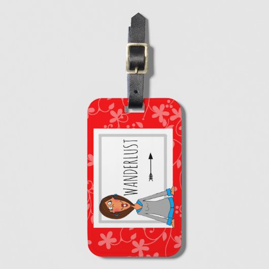 WANDERLUST ラゲッジタグ (正面縦)