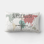 Wanderlust ランバークッション (裏面)