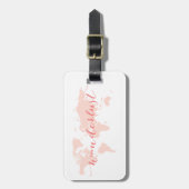 Wanderlust、走行する欲求世界地図 ラゲッジタグ (正面縦)