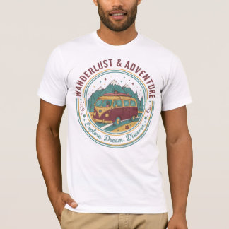 Wanderlust & Adventure Tシャツ