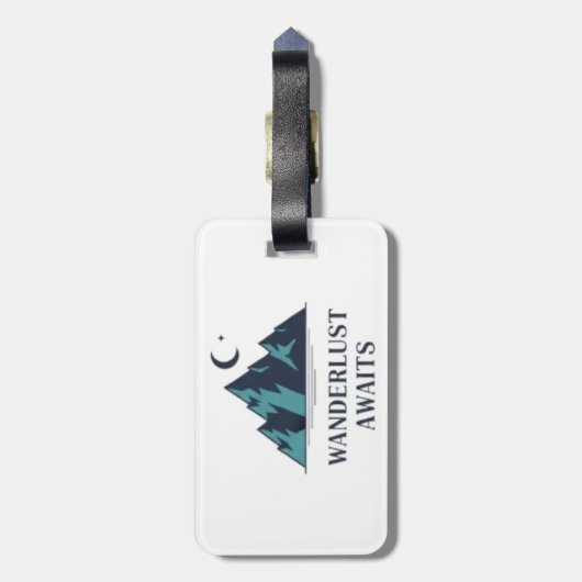 Wanderlust Awaits ラゲッジタグ (裏面縦)