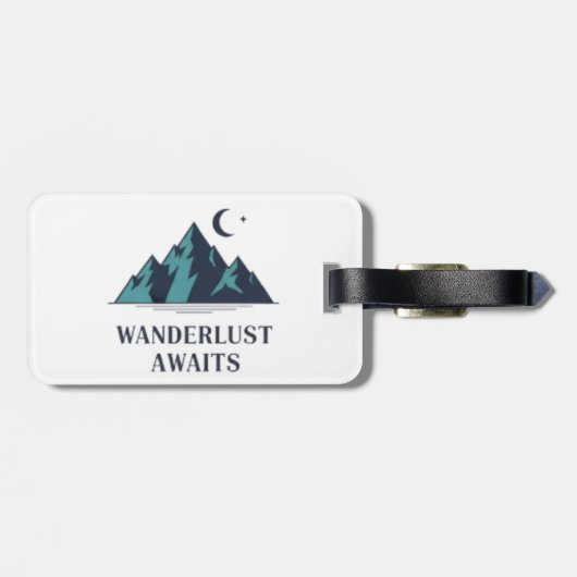 Wanderlust Awaits ラゲッジタグ (裏面横)