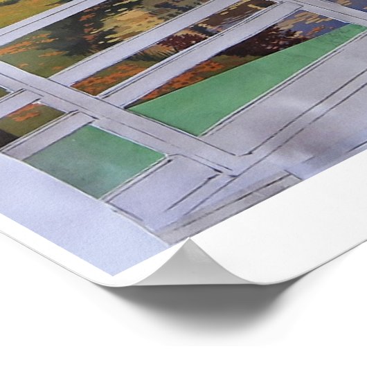 Wanderlust - collage art ポスター (角)