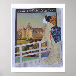 Wanderlust - collage art ポスター