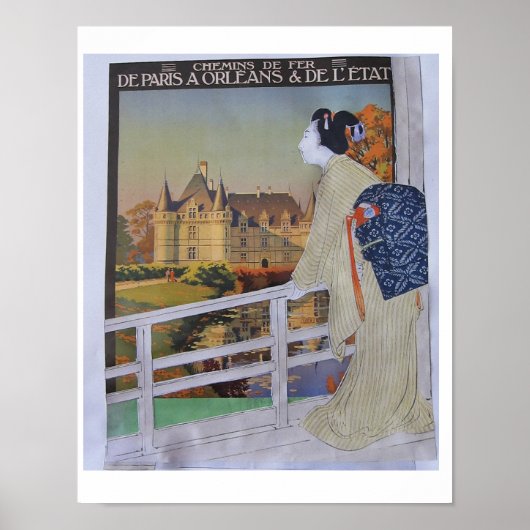 Wanderlust - collage art ポスター (正面)