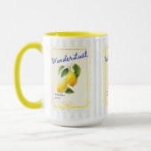 Wanderlust Lemon Morning Mug マグカップ (左)