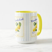 Wanderlust Lemon Morning Mug マグカップ (正面右)