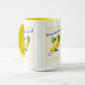 Wanderlust Lemon Morning Mug マグカップ (正面左)