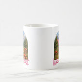 Wanderlust Mountain Fairy Hiker Fairycore Mushroom コーヒーマグカップ (中央)