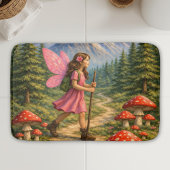 Wanderlust Mountain Fairy Hiker Fairycore Mushroom バスマット