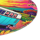 Wanderlust Van Sunset Art カッティングボード (角)