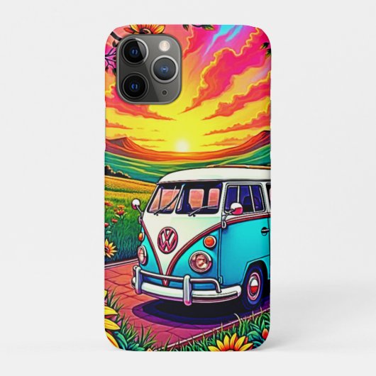 Wanderlust Van Sunset Art Case-Mate iPhoneケース (裏)